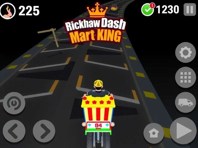Rickshaw Dash King Gameplay Screenshot